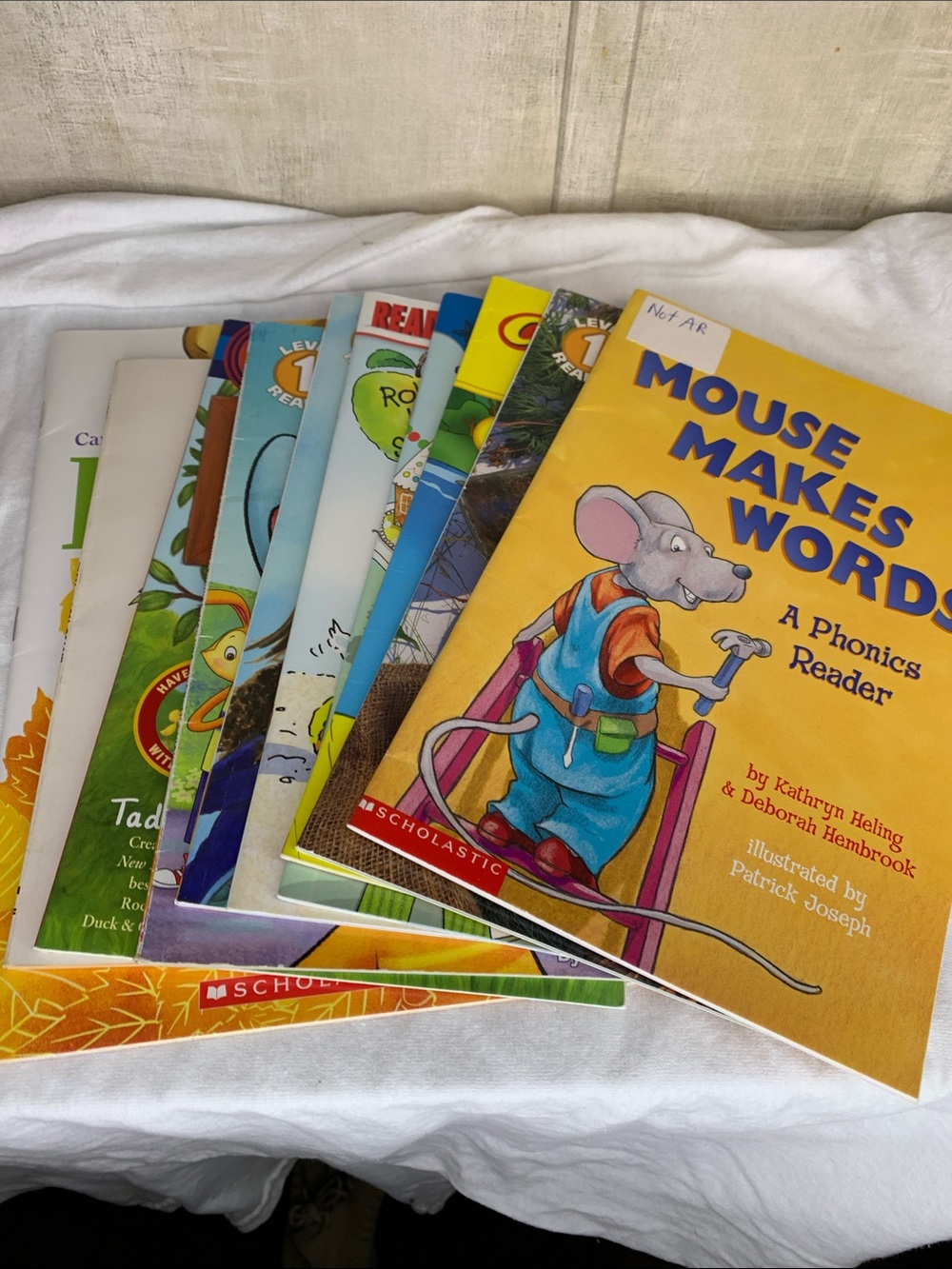 Scholastic Mouse Makes Words Phonics Reader nine book Bundle